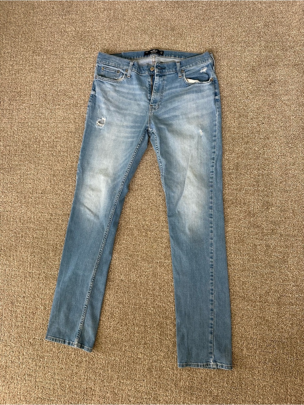 Men’s Hollister Light Wash Slim Straight Jeans